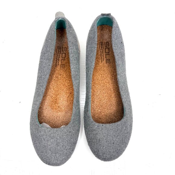 SOLE District By ReCORK Grace Carbon Negative Comfort Ballet Flats Womens 8.5 W - Picture 7 of 9